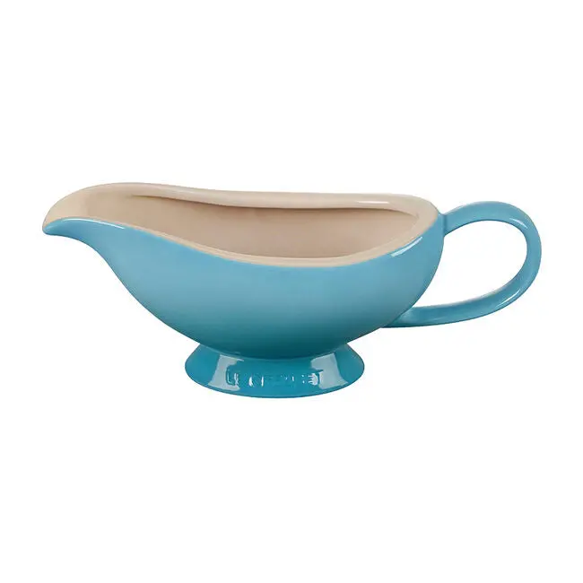 Le Creuset Caribbean Gravy Boat With Ergonomic Handle 1