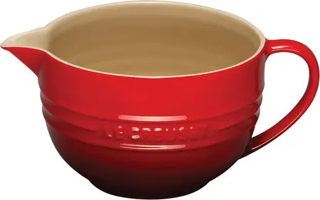Le Creuset Cherry Batter Mixing Bowl – 2 Qt, Enamel-On-Steel 1