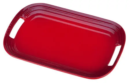 Le Creuset Cherry Medium Serving Platter 1