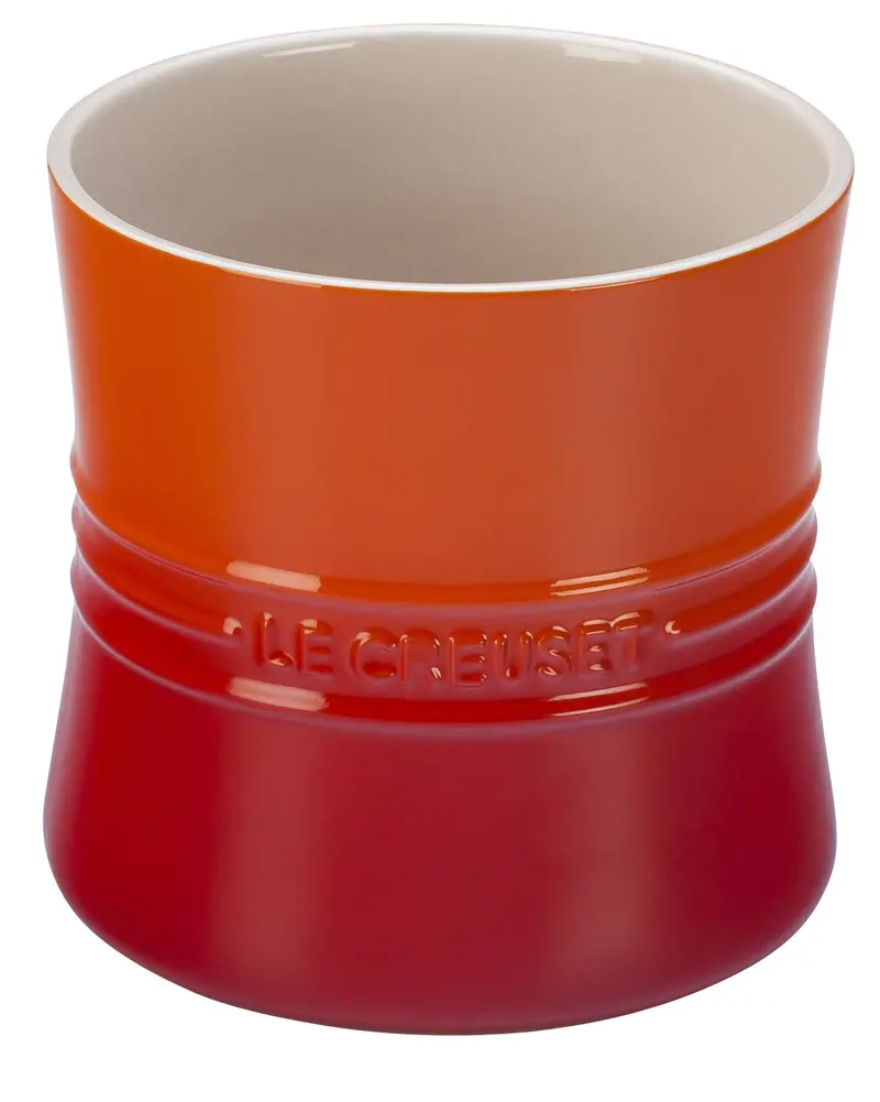 Le Creuset Flame-Red Utensil Crock (2.75 Qt) 1