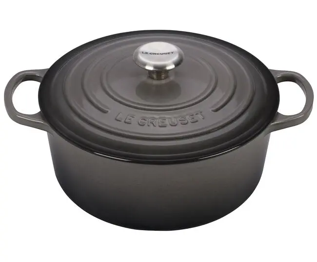 Le Creuset Flint Gray 5.5-Quart Dutch Oven 1