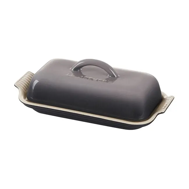 Le Creuset Flint Gray Heritage Butter Keeper 1