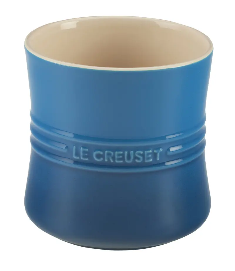 Le Creuset Marseille Blue 2.75-Quart Utensil Crock – Classic Ceramic Organizer 1
