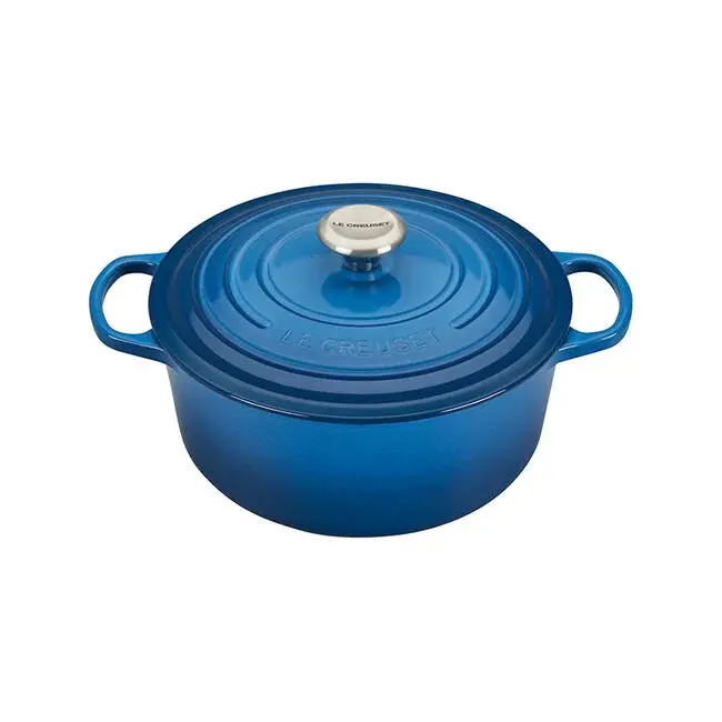 Le Creuset Marseille Blue 5.5-Quart Dutch Oven 1