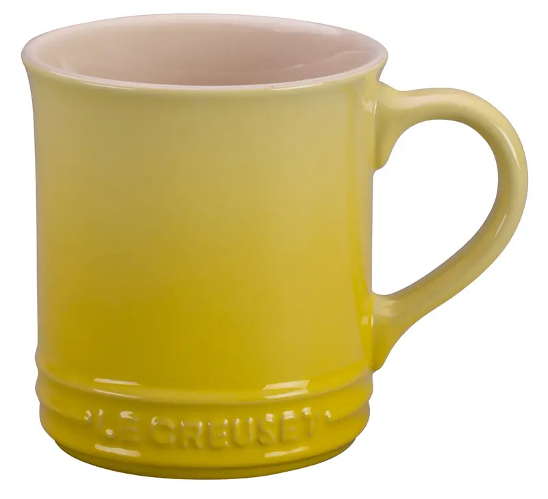 Le Creuset Soleil Yellow 12-Ounce Ceramic Mug – Vibrant Stoneware Design 1