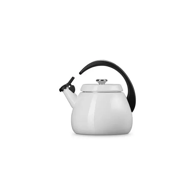 Le Creuset White Cloche Kettle – 2.2-Quart Sleek Enamel Cooking Kettle 1