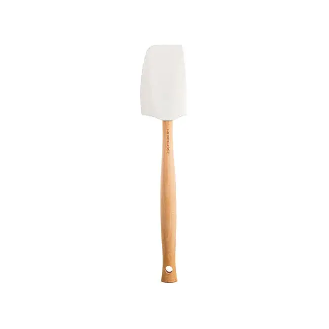 Le Creuset White Craft Series Medium Silicone Spatula 1
