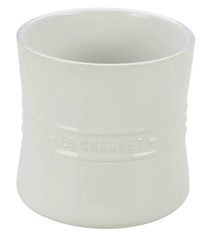 Le Creuset White Utensil Holder – 2.75-Quart Ceramic Crock 1