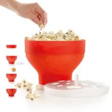 Lékué Popcorn Bowl For Microwave – No Oil Needed 1