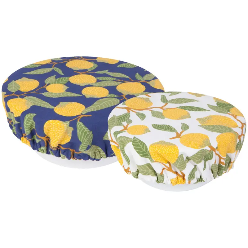 Lemons Bowl Covers (Set Of 2) – Now Designs Flexible Silicone Food Lids 1
