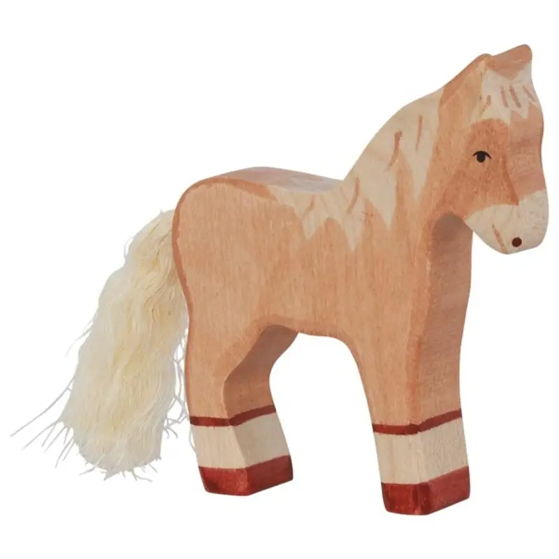 Light Brown Standing Foal Figurine 1