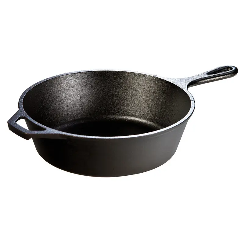 Lodge 10.25-Inch Deep Cast Iron Skillet – Heavy-Duty Cooking Pan 1