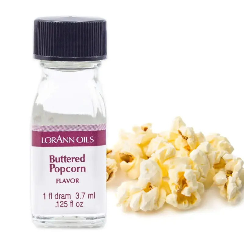 Lorann Buttered Popcorn Flavoring Oil – Highly Concentrated Baking Extract 1