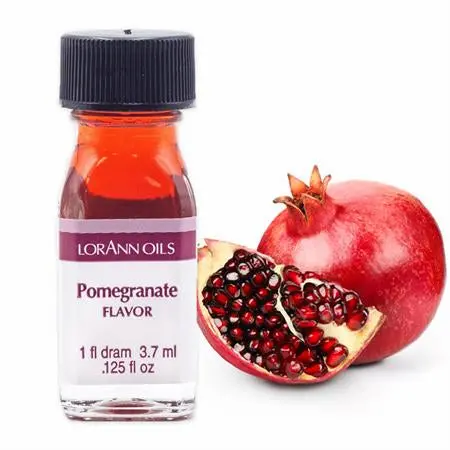 Lorann Pomegranate Flavoring Oil – Potent Natural-Identical Food Flavor 1