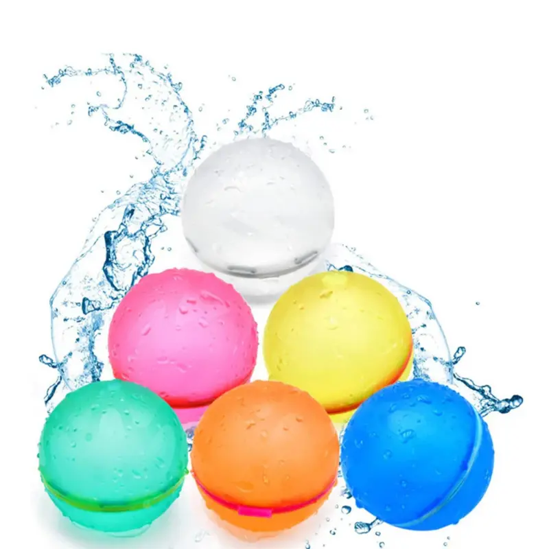 Magnet-Closure Silicone Water Balls (6-Pack) – Splash-Safe Toys 1