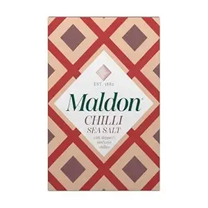Maldon Chili Sea Salt – Flake Salt Infused With Aleppo & Bird’S Eye Chilies 1