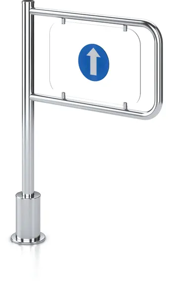 Manual Single-Side Supermarket Security Gate – Yd-070 1