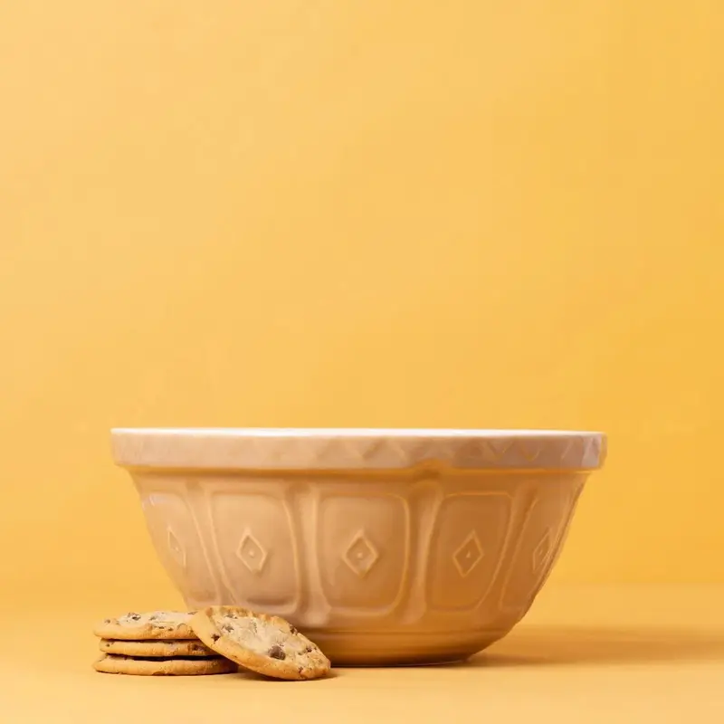 Mason Cash Cane Weave Large Mixing Bowl – 5.3 Qt, Textured Natural Finish 1