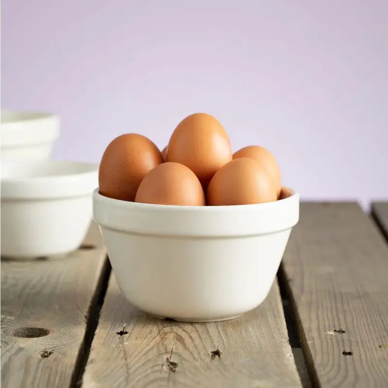 Mason Cash Classic White Pudding Basin – 0.67 Quart Heatproof Ceramic 1