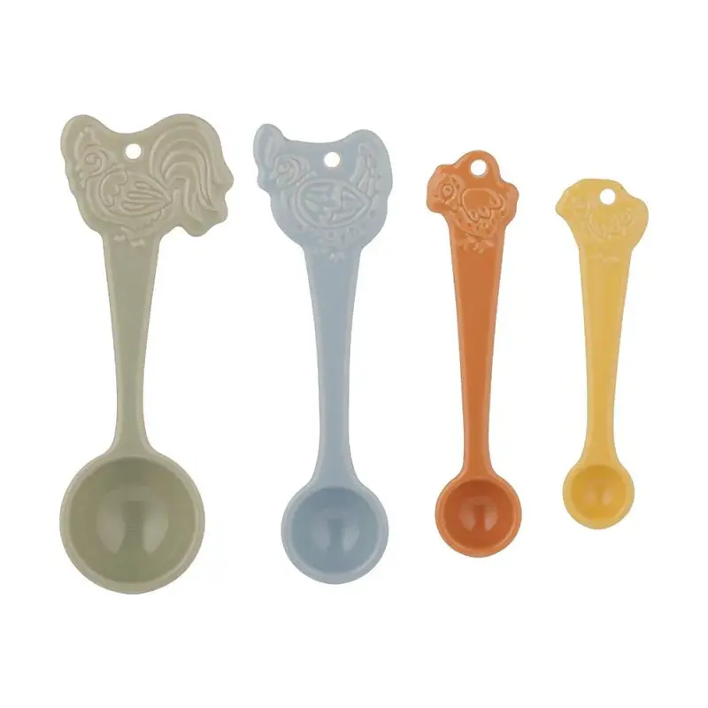 Mason Cash Home To Roost Measuring Spoon Set – 4-Piece Stainless Steel 1