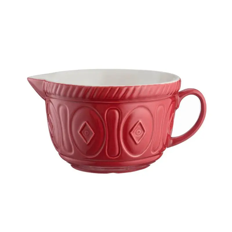 Mason Cash Red Ceramic 2-Quart Batter Mixing Bowl 1