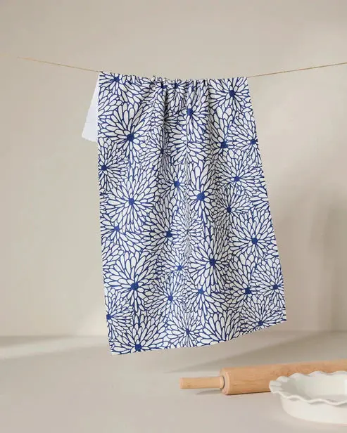 Mason Jar Motif Cotton Dish Towel 1
