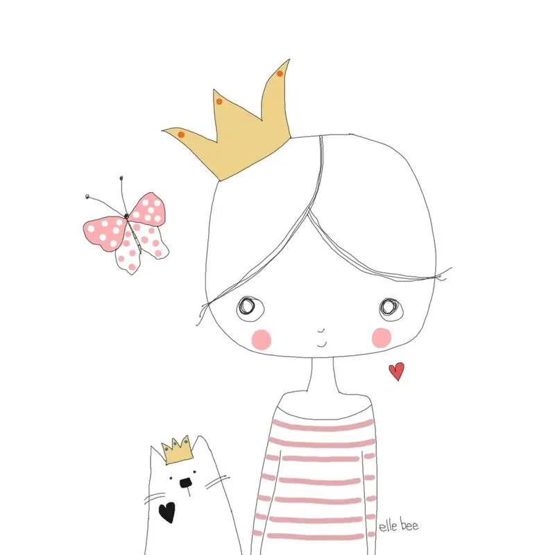 Matching Crowns Birthday Card – Twin Or Sibling Celebration Theme 1