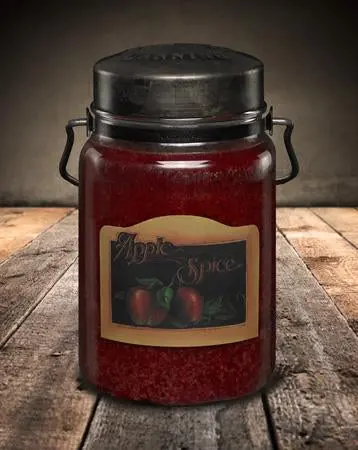 Mccall'S Apple Spice 26 Oz. Warm Fragrance Jar Candle 1