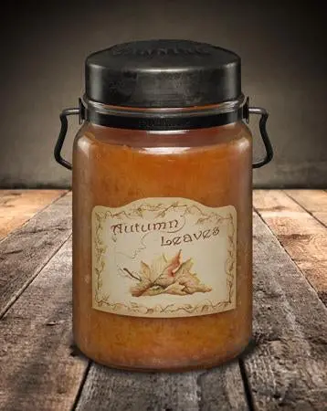 Mccall'S Autumn Leaves Aroma Candle – 26 Oz Glass Jar 1