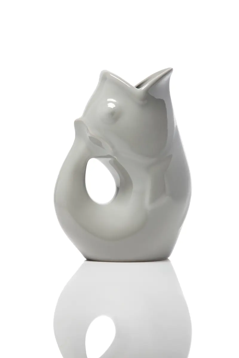 Medium Stone Gurgle Pot Creamer 1