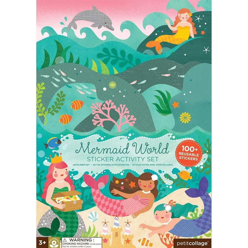 Mermaid-Themed Sticker Activity Pack For Kids 1