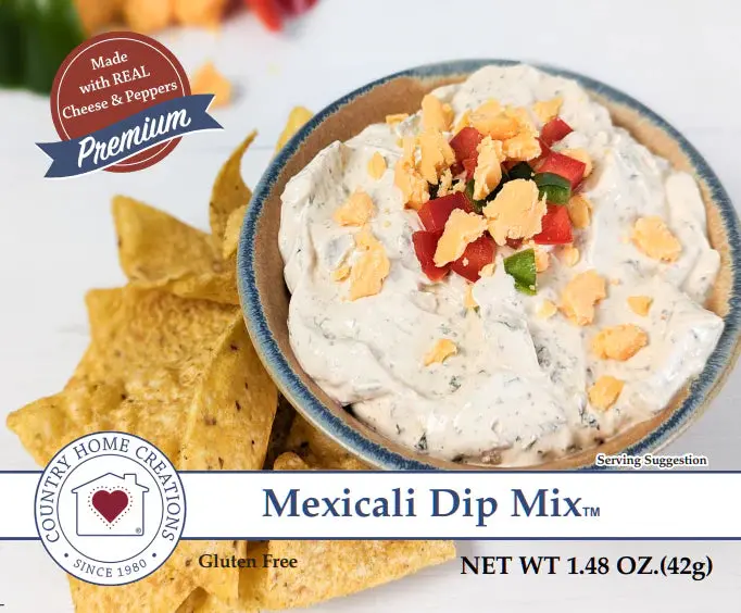 Mexicali Dip Mix – Zesty South-Of-The-Border Flavor – Country Home 1