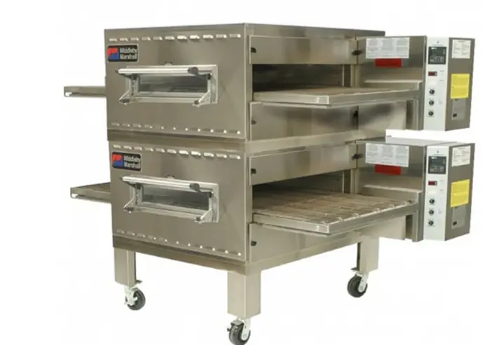 Middleby Marshall Ps540G-2 81-Inch Double-Deck Gas Impingement Conveyor Oven 1
