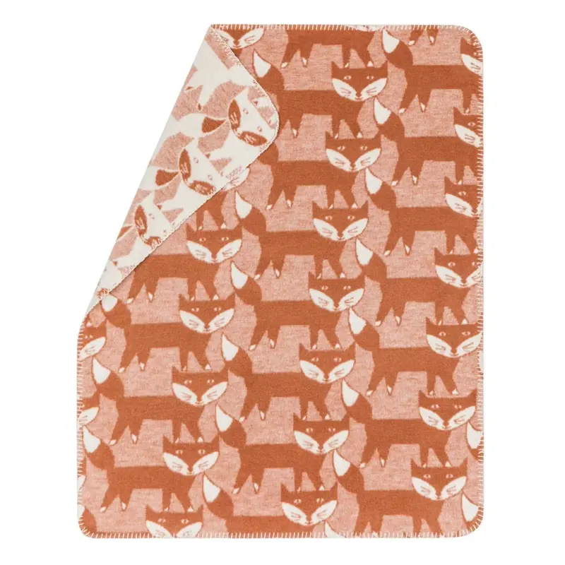 Mila Fox-Themed Velour Baby Blanket 1
