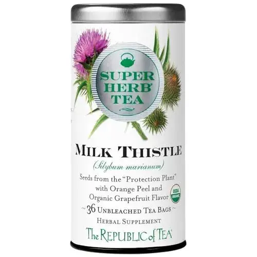 Milk Thistle Superherb® Tea – Republic Of Tea Liver Support Infusion 1