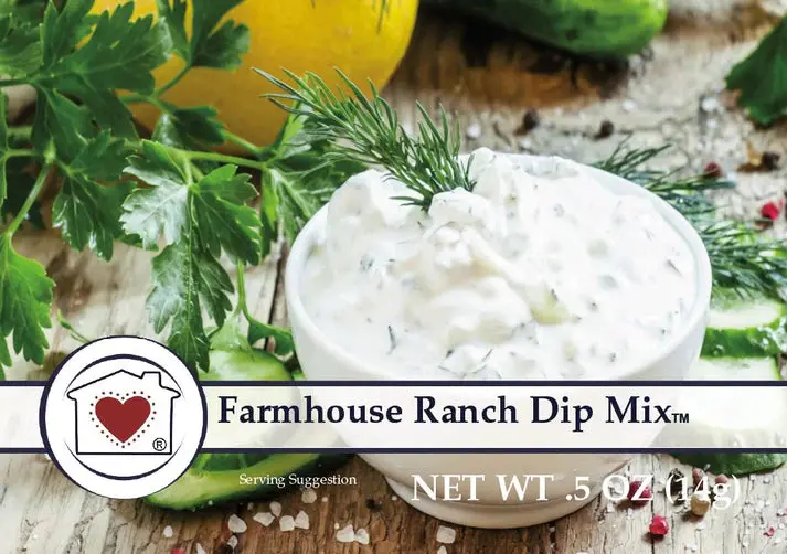 Mini Farmhouse Ranch Dip Mix – Country Home Creations 1
