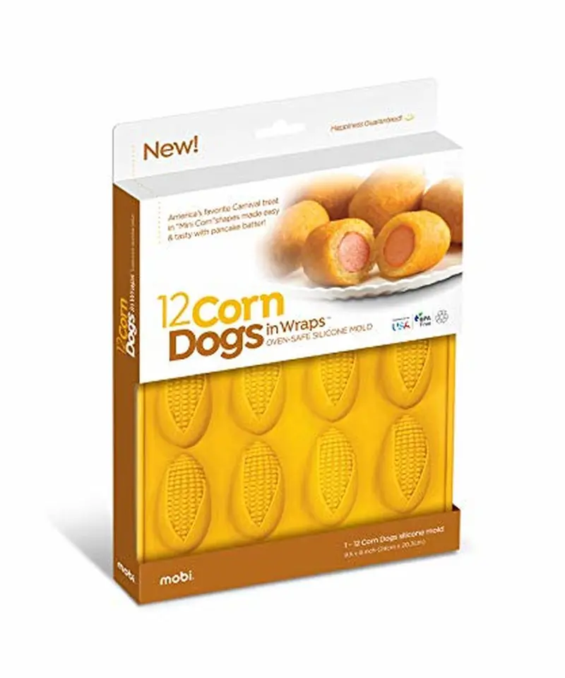 Mobi Corn Dog Silicone Baking Mold For Homemade Snacks 1