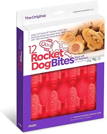 Mobi/Newmetro Rocket Dog Pancake Silicone Mold 1