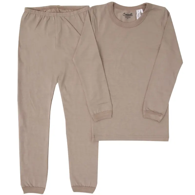 Modal Solid-Color Kids’ Pajama Set