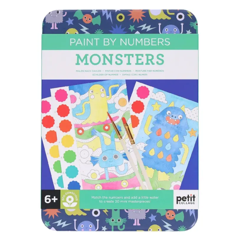 Monsters Paint-By-Numbers Art Kit 1