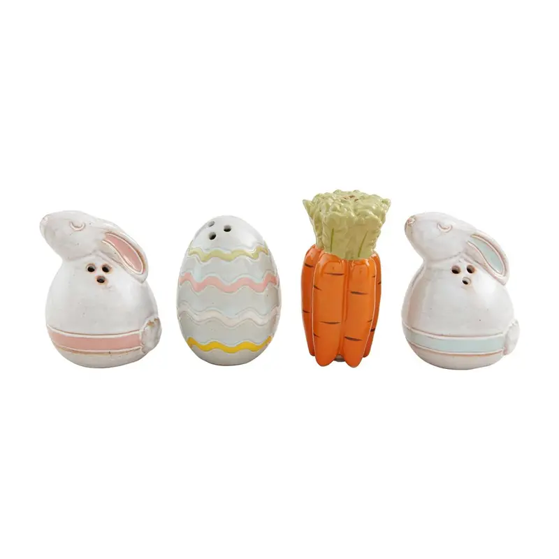 Mp Pink Bunny Salt And Pepper Dispensers 1