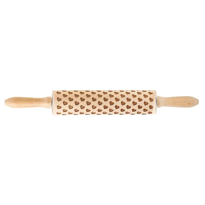 Mrs. Anderson’S Baking Heart-Shaped Rolling Pin – 8-Inch Decorative Baker’S Tool 1