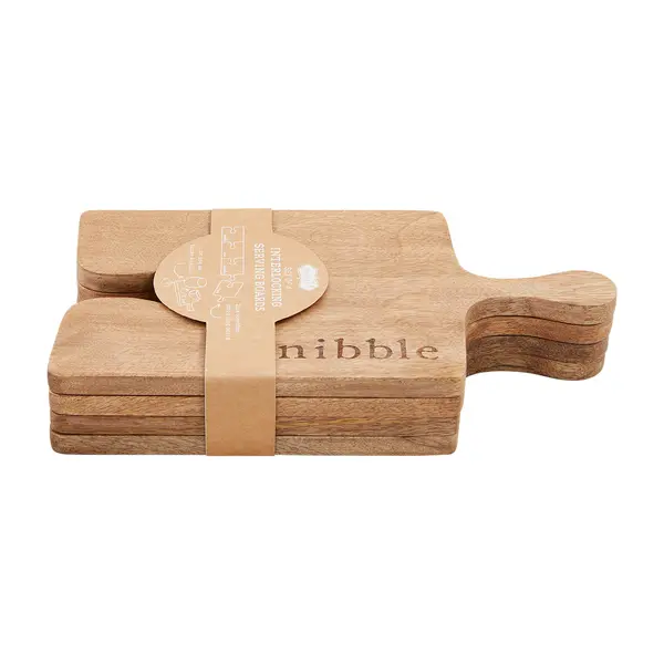 Mudpie Interlocking Wood Serving Board Set 1