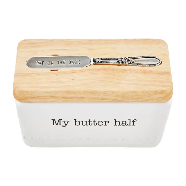 Mudpie My Half Butter Keeper Set 1