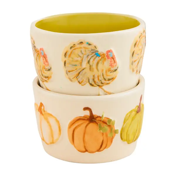 Mudpie Turkey Gather Mini Appetizer Tidbit Set 1