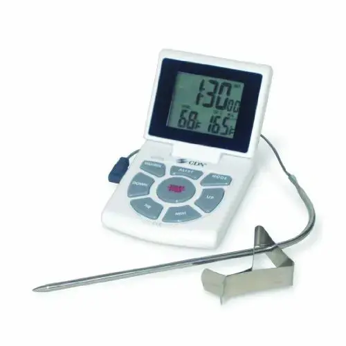 Multi-Function Probe Thermometer With Timer And Clock Display 1