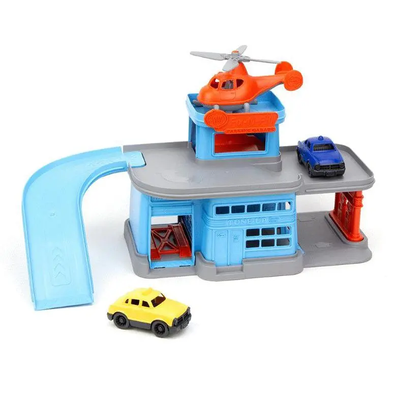 Multi-Level Parking Garage Playset With Ramps 1