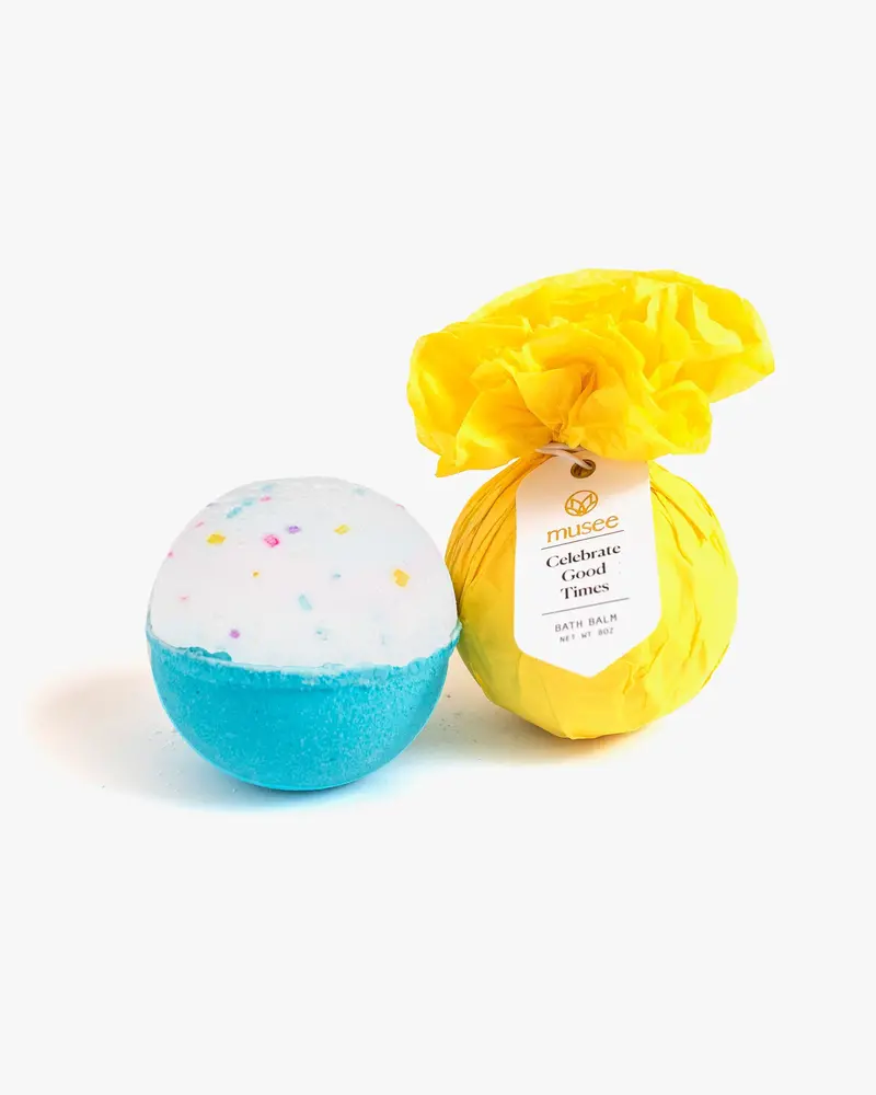 Musee Celebrate Good Times Bath Bomb – Effervescent Relaxation 1