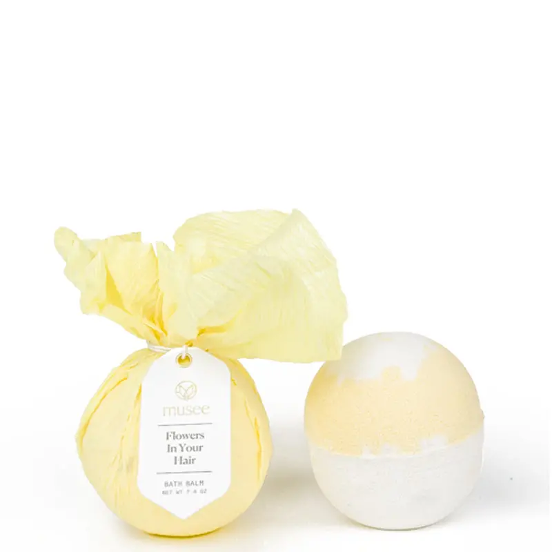 Musee Flowers In Your Hair Bath Bomb – Floral Soaking Experience 1