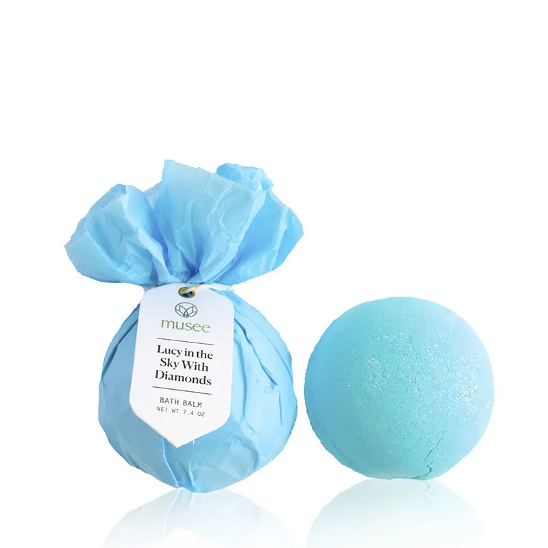 Musee Lucy In The Sky Bath Bomb – Dreamy Blueberry & Bergamot Fizz 1